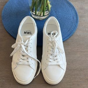 Adorable madewell white sneakers